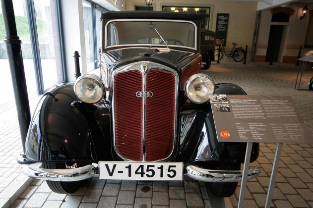 DKW F 7, Baujahre 1937 bis 1938 - 692 ccm, 20 PS - August-Horch-Museum Zwickau