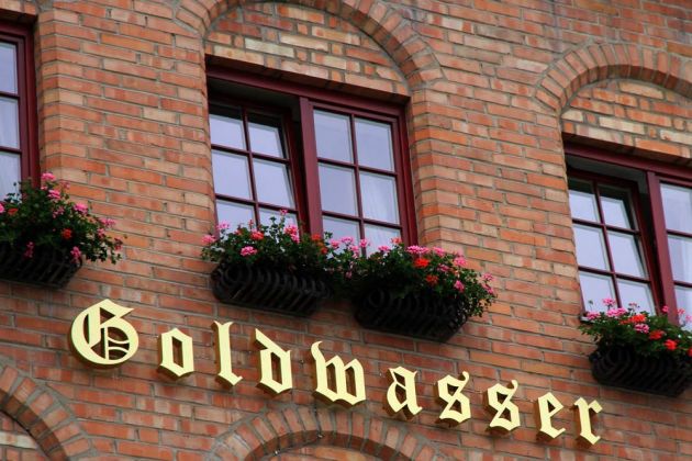 Goldwasser, edles Restaurant am Mottlau-Ufer - Danzig, Gdańsk