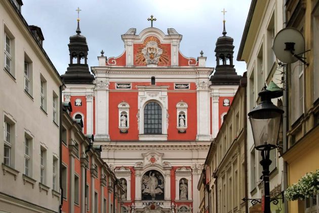 Posen-Poznań - die Stadtpfarrkirche, Kirche des hl. Stanislaus 