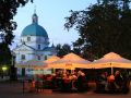 Warschau-Warszawa - der Neustädter Markt mit der St. Kasimir Kirche