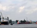 Dampferfahrt zur Westerplatte in Danzig - Hafenanlagen in Gdańsk-Nowy Port