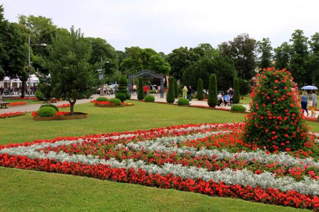 Im Pflanzenpark von Misdoy - Międzyzdroje