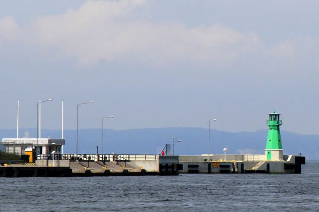 Gdańsk Nowy Port - Molenfeuer an der Weichsel-Mündung in die Danziger Bucht, Ostsee