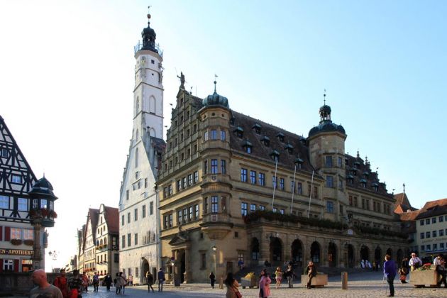 Rothenburg ob der Tauber - das Rathaus mit Rathaus-Turm