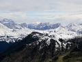 Pordoijoch, Passo Pordoi, 2339 m - Blick nach Osten in Richtung Cortina d Ampezzo