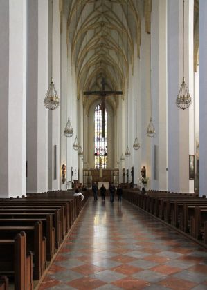 München - die Frauenkirche, Innenansicht
