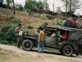 Rückweg nach Darjeeling - mit neun Passagieren im altersschwachen Jeep