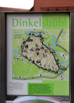 Dinkelsbühl - Plan der Altstadt
