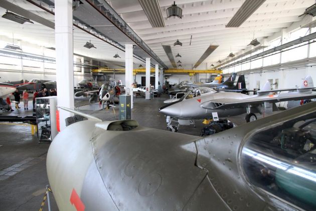 Luftfahrtmuseum Wernigerode - Hangar IV, Überblick über  die Strahlflugzeuge