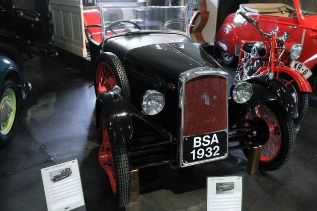 BSA Dreirad, Baujahr 1932 - Auto & Traktor Museum Bodensee