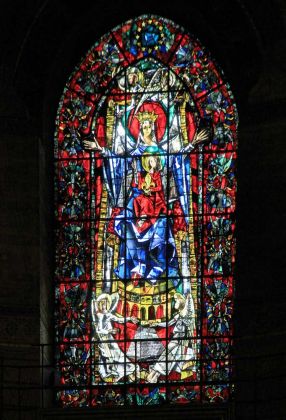 Strassburger Münster - Buntglasfenster des Chorraums