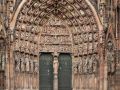 Strassburger Münster - das hochgotische Hauptportal der Westfassade