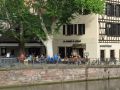 Strasbourg, la Petite France - Place Benjamin Zix mit dem Restaurant La Corde à Linge