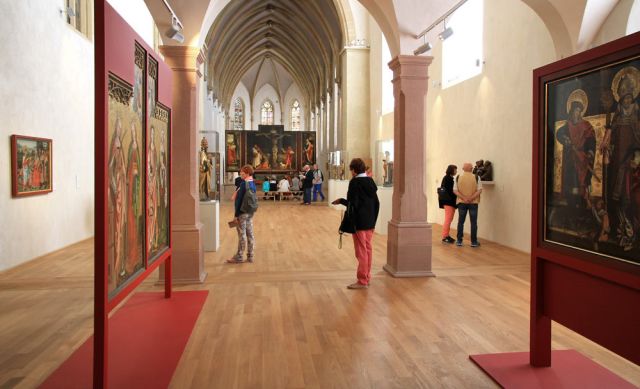 Der Ausstellungssaal für den Isenheimer Altar im Musée Unterlinden - Colmar