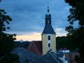 Hohnstein, Sächsische Schweiz - die Stadtkirche zur Blauen Stunde