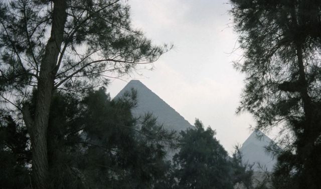 Giseh - die Cheops- und die Chephren-Pyramide