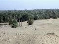 Sakkara - die Nekropole reicht bis zur abrupten Kante zum Fruchtland in der Nil-Ebene
