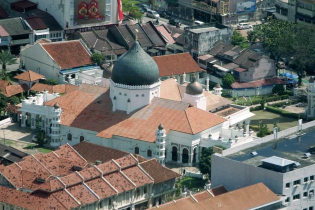 George Town, Insel Penang - die Kapitan Keling Moschee in der historischen Altstadt 
