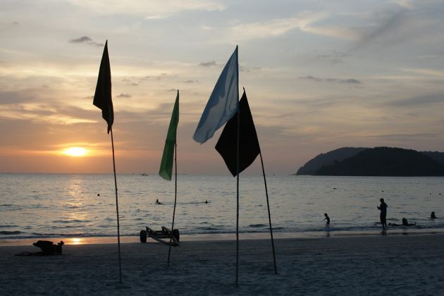 Sonnenuntergang am Cenai-Beach auf Langkawi