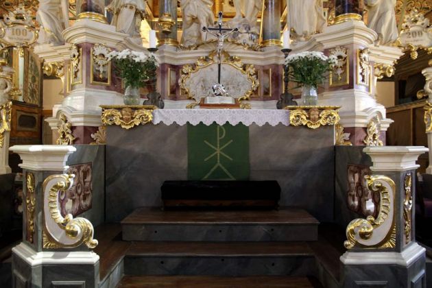 Innenansicht der Friedenskirche in Świdnica, Schweidnitz, Niederschlesien