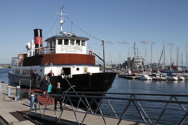 Der Liniendampfer MS Katharina im Museumshafen des Estonia Maritime Museums - Lennusadam Seaplane Harbor, Tallinn