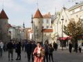 Der Viru-Platz mit dem Viru-Tor, die Lehmpforte,  - Untere Altstadt Tallinn