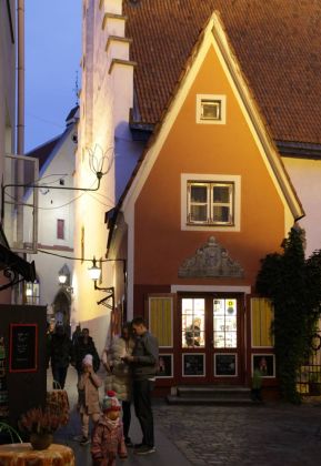 Das kleinste Bürgerhaus Tallinns im Weckengang