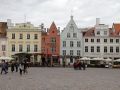 Der historische Rathausmarkt, die östlichen Fassaden - Tallinn