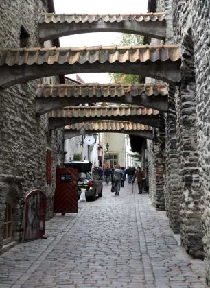 Der Katariina-Gang bzw. der ehemalige Mönchsgang - Untere Altstadt, Tallinn