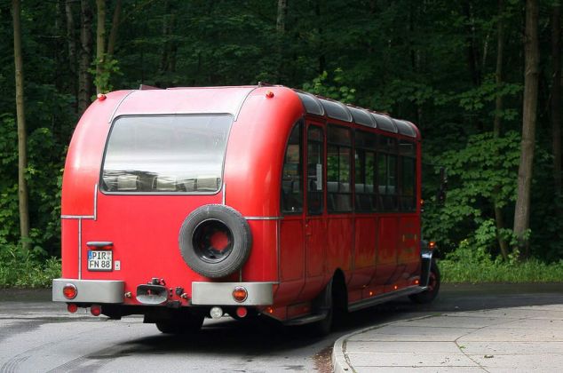 MAN - Nostalgiebus im Touristenverkehr in der Sächsischen Schweiz