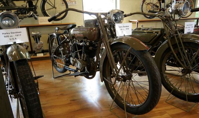 Motorrad-Oldtimer - Harley-Davidson, Baujahr 1919
