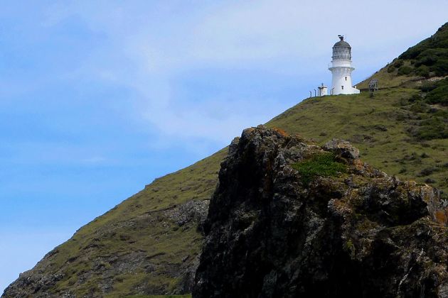 Cape Brett Lighthouse - östliches Ende der Bay of Islands, Far North District, New Zealand 
