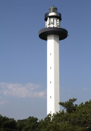 Dueodde Fyr, Baujahr 1962 - mit einer Höhe von 48 Metern höchster Leuchtturm auf Bornholm