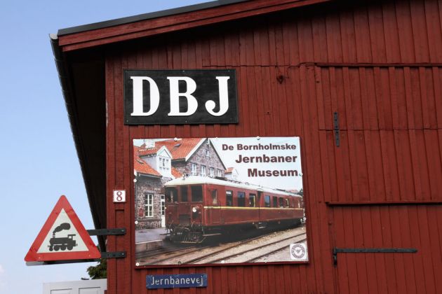 De Bornholmske Jernbaner Museum in Nexø - die Geschichte der Eisenbahn auf Bornholm.