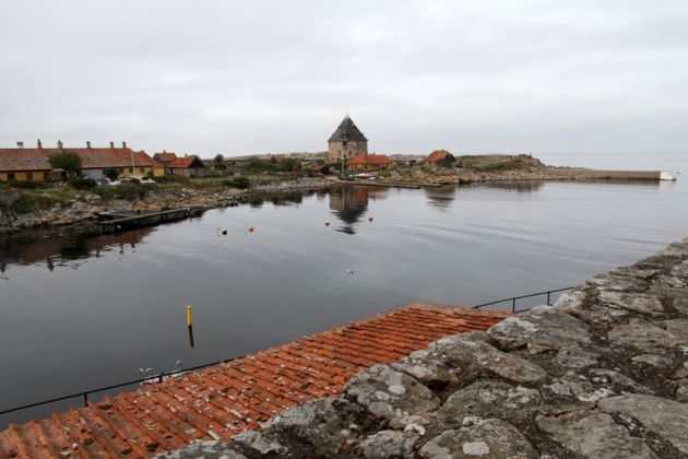 Christiansø - ein letzter Blick auf Frederiksø und den Nordre Havn