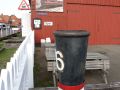 Der Schornstein der Dampflok DBJ Nr. 16 -  Bornholms Eisenbahnmuseum, Nexø