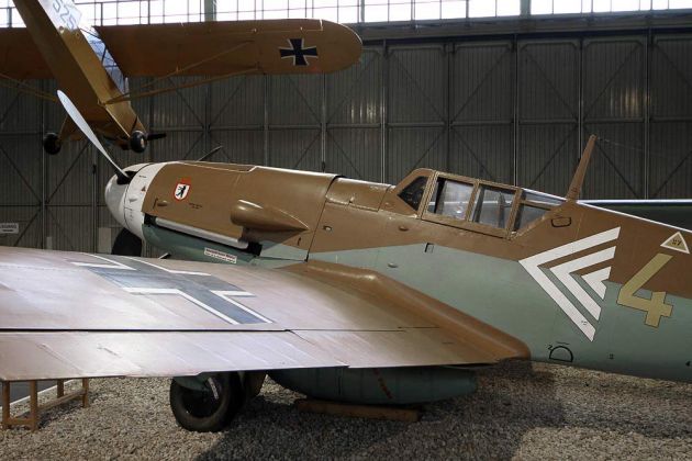 Messerschmitt Bf 109 G-2 ( Umbau aus Casa H.A. 1112 M ) - Hangar 3, Militär-Historisches Museum Flughafen Berlin-Gatow