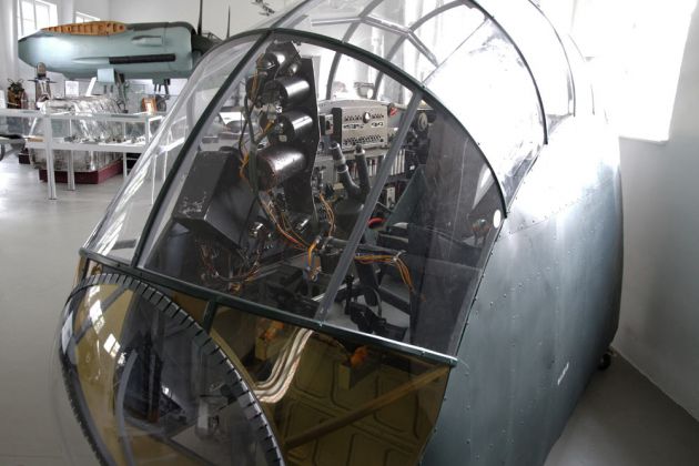 Junkers JU 388, Nachbau des Führerraums - Luftfahrttechnisches Museum Rechlin