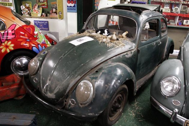 VW Brezel-Käfer mit Schiebedach - ein unrestaurierter Scheunenfund VW Brezel-Käfer mit Schiebedach - ein unrestaurierter Scheunenfund