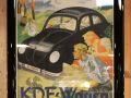 Ein original Werbeplakat für den KdF-Wagen - Grundmann's VW-Sammlung, Hessisch Oldendorf