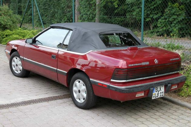 Chrysler LeBaron GT Convertible - Dreiliter V-Sechszylinder, Baujahr 1990 Chrysler LeBaron GT Convertible - Dreiliter V-Sechszylinder, Baujahr 1990