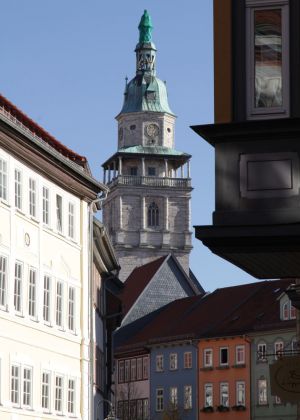 Bad Langensalza - der Turm der Marktkirche St. Bonifacius Bad Langensalza - der Turm der Marktkirche St. Bonifacius