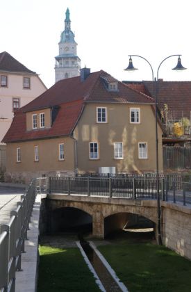 Bad Langensalza - die Brücke über die Salza an der Strasse 'Kepfe' Bad Langensalza - die Brücke über die Salza an der Strasse 'Kepfe'