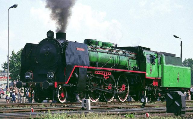 Schnellzug-Dampflokomotive der Baureihe Pm 36 - Dampflokfest Wolsztyn 