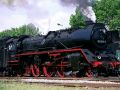 Die Schnellzug-Dampflokomotive 03 2204 aus Cottbus - Dampflokfest Wolsztyn