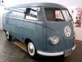 Volkswagen-Kastenwagen T 1, Baujahr 1950 – einer der ältesten noch erhaltenen VW-Transporter aus der Sammlung der VW-Bullihalle