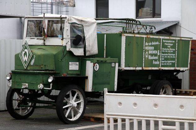 Hansa-Lloyd Elektro-Schlepper Typ DL 5 mit 10 Kw – Baujahr 1928 – Fischräucherei Herbert Franke, Bremerhaven Hansa-Lloyd Elektro-Schlepper Typ DL 5 mit 10 Kw – Baujahr 1928 – Fischräucherei Herbert Franke, Bremerhaven