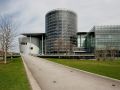 Volkswagen Sachsen - die Gläserne Manufaktur in Dresden, Aussenansicht