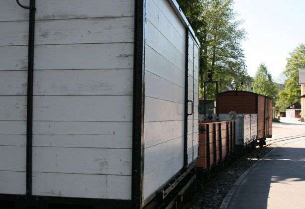 Das Sächsische Schmalspurbahn-Museum Rittersgrün - verschiedene Güterwagen