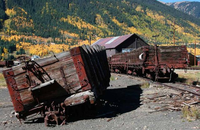 Freight Yard - Durango & Silverton Narrow Gauge Railroad Museum - Silverton, Colorado